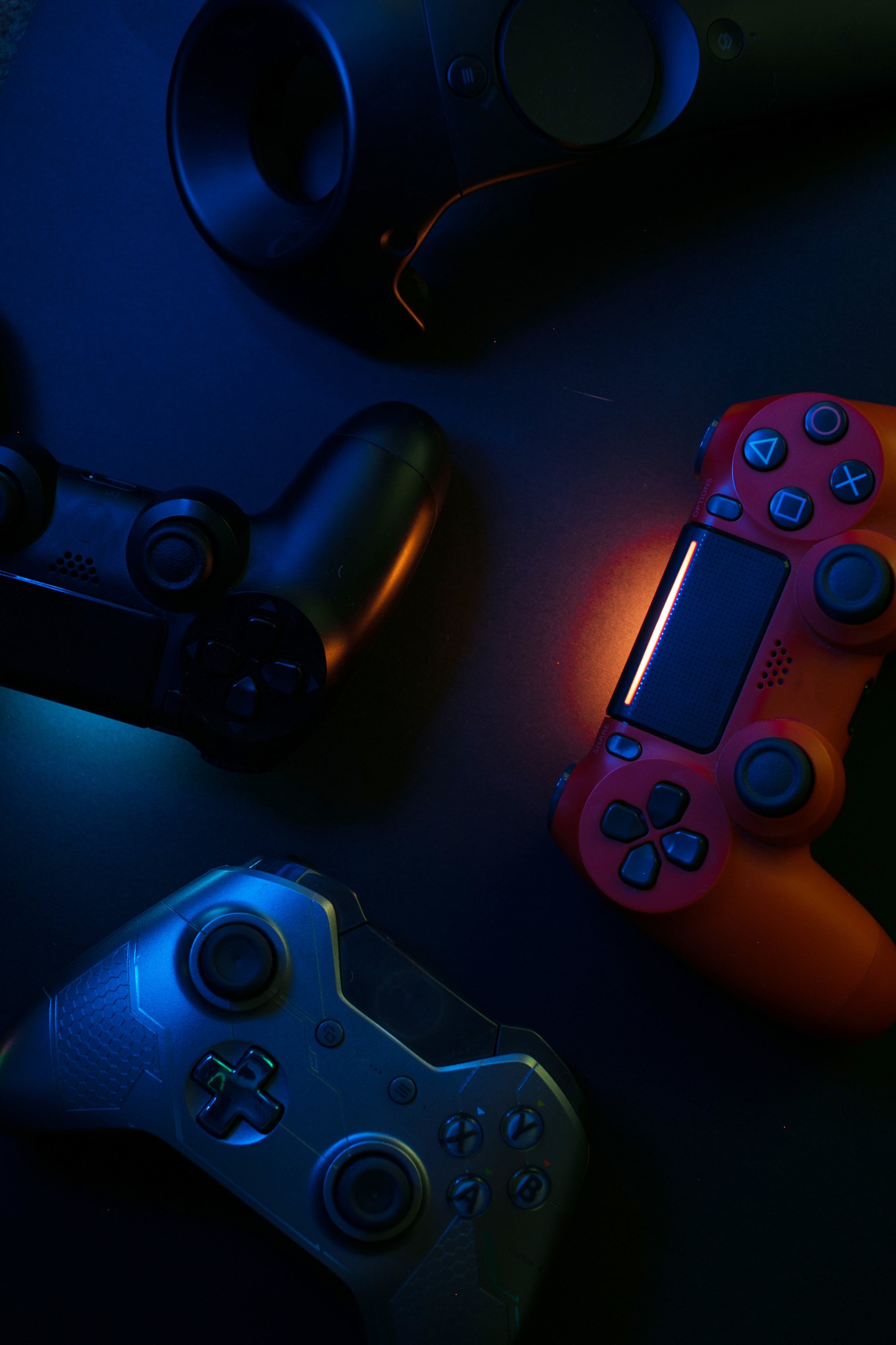 Game Console Device in the Dark